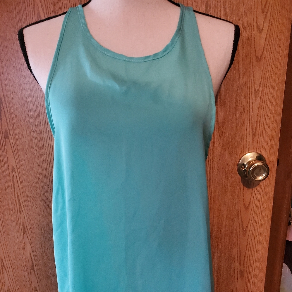 Mint green tank